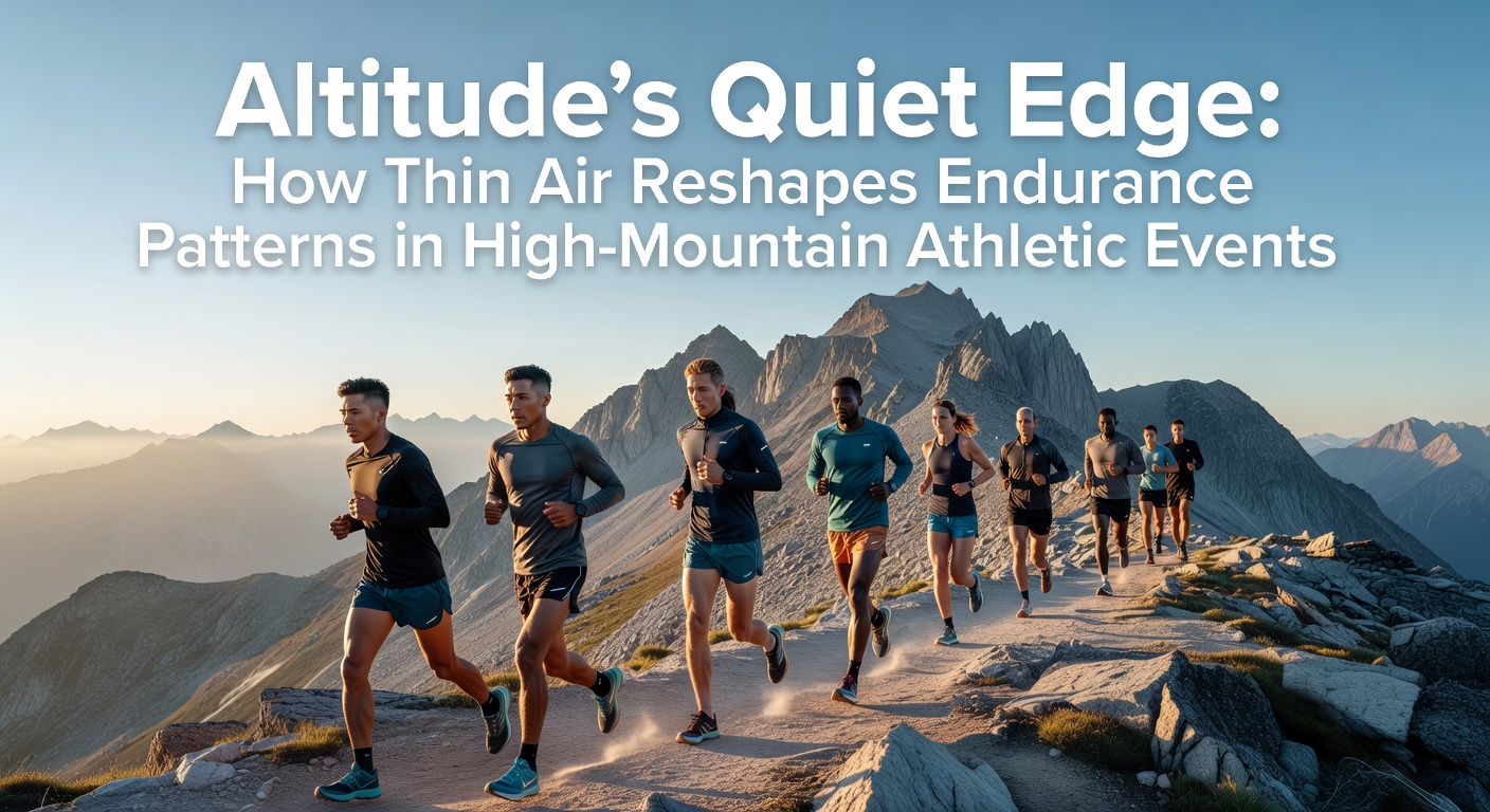 Runners navigating a high-mountain trail during an endurance race at elevation