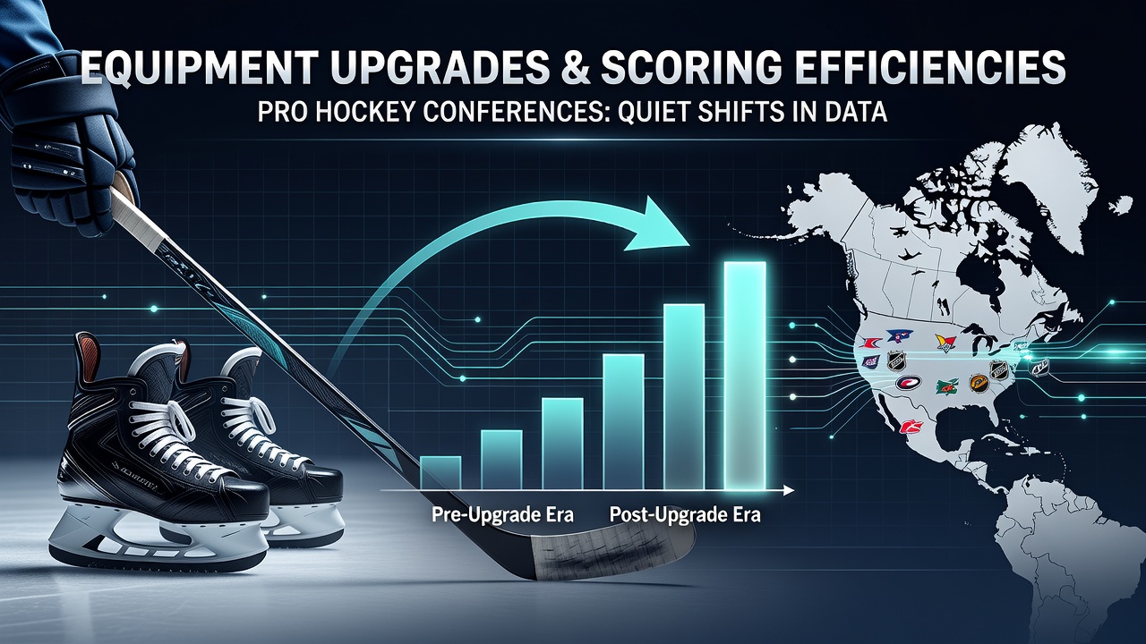 Professional hockey players testing upgraded composite sticks during a practice session on the ice