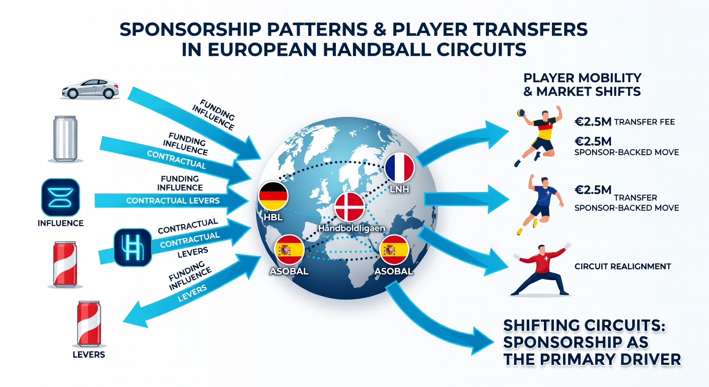 Handball transfer negotiations and sponsorship discussions at a European club facility